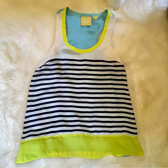 Bright & Colorful Anthropologie|Maeve Persephone Color Block Striped Tank - XS - Picture 3 of 7